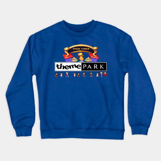 Theme Park Crewneck Sweatshirt by iloveamiga